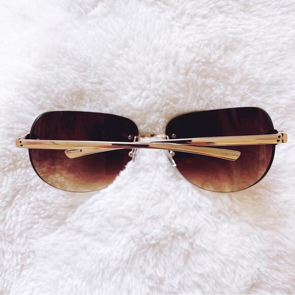 Ophelia Brown & Clear Floral Chic Sunglasses - Picture 10 of 10